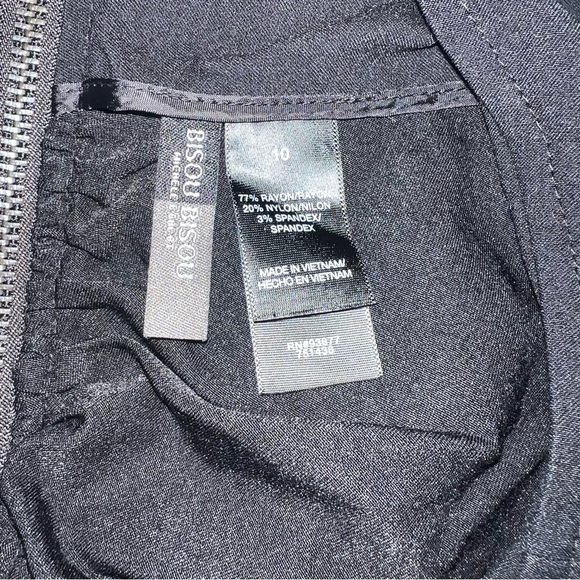 Bisou Bisou Y2K Black Women's Skirt size 10 - Picture 3 of 3